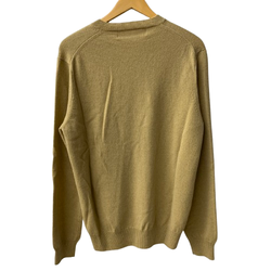 プレイコムデギャルソン PLAY COMME des GARCONS ウールニットセーター ハートワッペン AZ-N018 セーター ベージュ Lサイズ 201LT-408