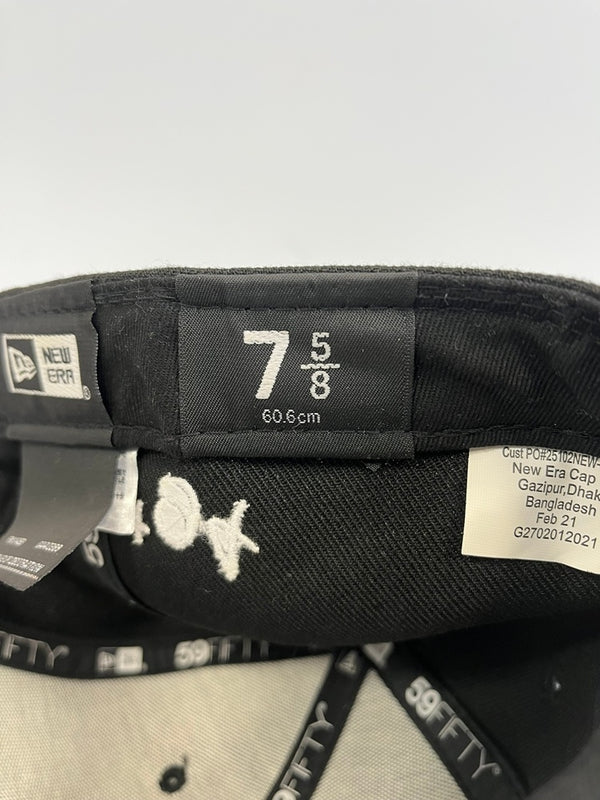 シュプリーム SUPREME Gonz Logo New Era ゴンズロゴ ニューエラ キャップ 黒  7 5/8 帽子 メンズ帽子 キャップ ブラック 101hat-155