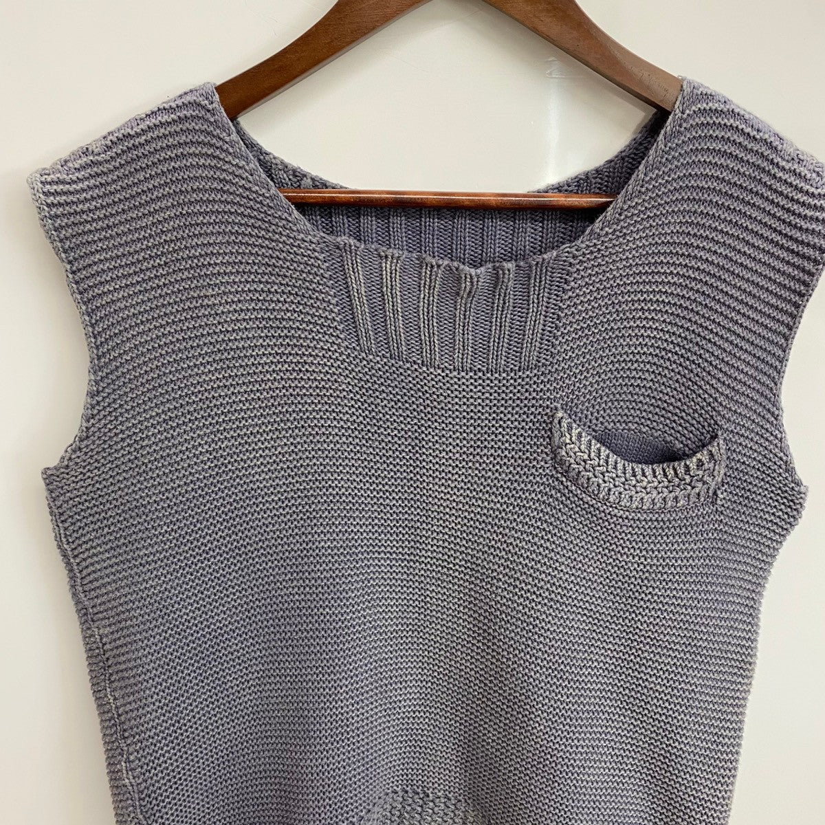 曜日割引対象外】 キャピタル KAPITAL コットン ニットベスト ベスト