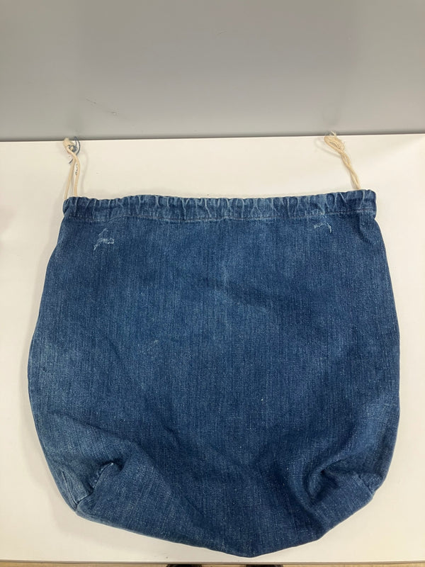 ミリタリー MILITARY 40's 40年代 US ARMY 米軍 デニム ランドリーバッグ 縦落ち バラックバッグ VINTAGE ヴィンテージ バッグ メンズバッグ その他 ブルー 101bag-202