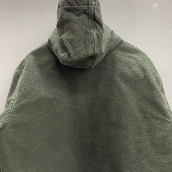 【曜日割引対象外】 カーハート Carhartt アクティブジャケット アクティブパーカー MOS メキシコ製 ジャケット グリーン Lサイズ 201MT-4708 VB