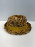 カシラ CA4LA ツイードハット マスタード AOK00777 帽子 レディース帽子 ハット ブラウン 101hat-184