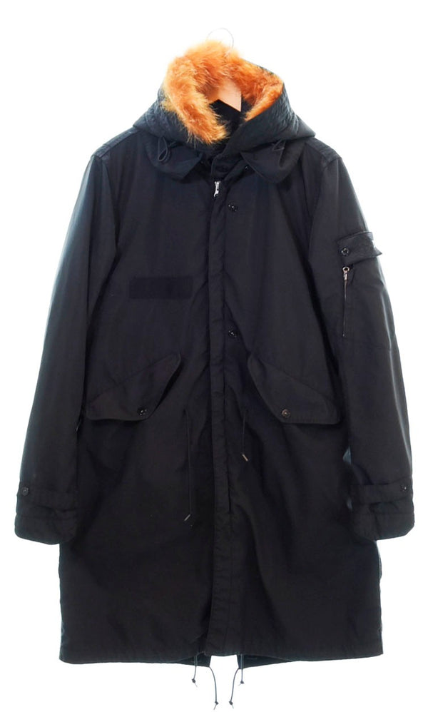 ストーンアイランド STONE ISLAND SHADOW PROJECT シャドウプロジェクト Fishtail Parka フィッシュテール パーカー モッズコート 611970405-A ジャケット ブラック Lサイズ 103MT-1166