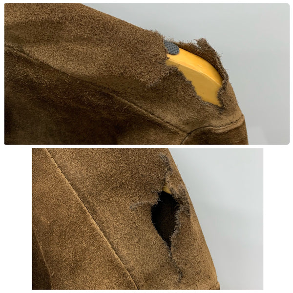 【曜日割引対象外】 リーバイス Levi's 60's 3rd suede leather trucker jacket オーストラリア製 ジャケット ブラウン 36サイズ 201MT-3341 VB