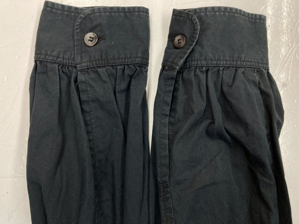 エムエムシックス MM6 メゾンマルジェラ Maison Margiela オールインワン ジャンプスーツ フロントボタン ギミック デザイン イタリア製 BLACK 黒 S52FP0016 S44915 つなぎ・オーバーオール 無地 ブラック SIZE42 104LT-60