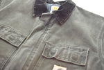 カーハート Carhartt MEXICO製 C28 DUCK WORK JACKET traditional トラディショナル C28  ジャケット グリーン Lサイズ 103MT-3532