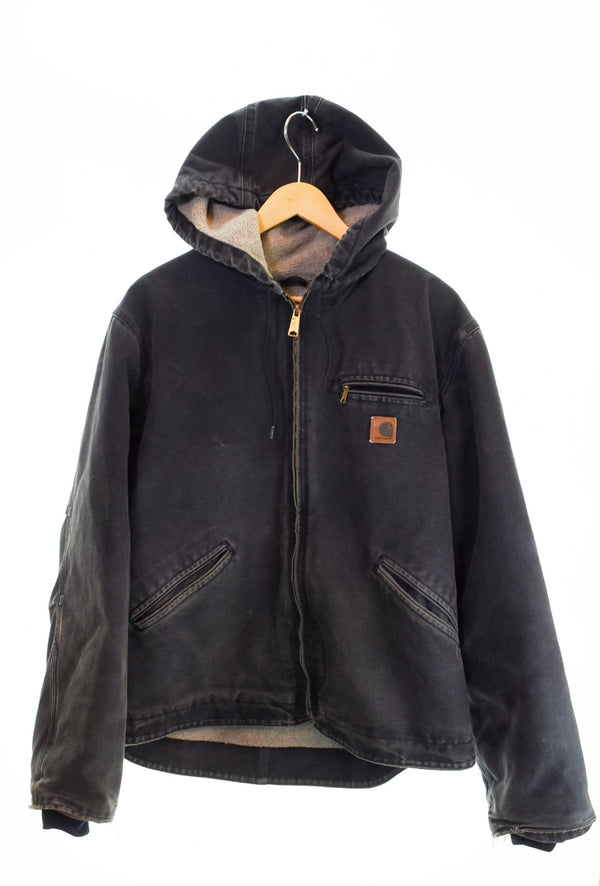 カーハート Carhartt アクティブジャケット ダックフルジップパーカー 黒 ジャケット ブラック 103MT-1370