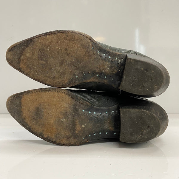 【曜日割引対象外】 ジャスティン JUSTIN ウェスタンブーツ 4709 メンズ靴 ブーツ ウエスタン ブラック 9Bサイズ 201-shoes1504 VB