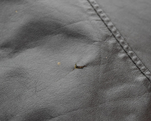 US US古着 80s 90s シングルライダースジャケット TALONジップ 80's 90's レザージャケット 34 ジャケット ブラック 103MT-3410