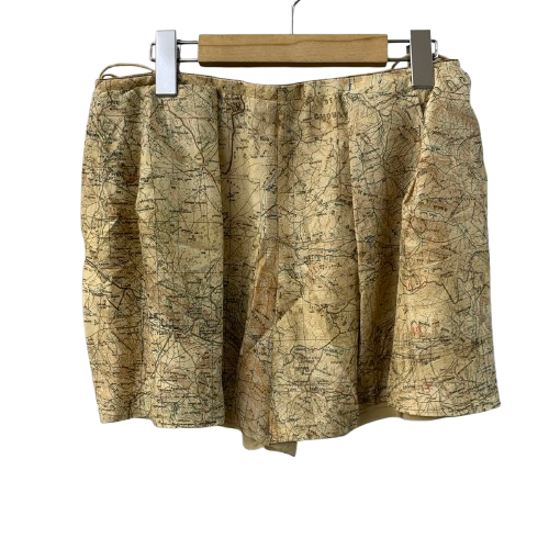 カルヴェン CARVEN セットアップ マップ柄 三陽商会 スーツ・セットアップ ブラウン Sサイズ 201LT-455