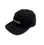 シュプリーム SUPREME Military Camp Cap Black Box Logo ミリタリーキャンプキャップ ボックスロゴ 黒 ジェットキャップ 帽子 メンズ帽子 キャップ ブラック 101hat-180
