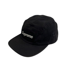 シュプリーム SUPREME Military Camp Cap Black Box Logo ミリタリーキャンプキャップ ボックスロゴ 黒 ジェットキャップ 帽子 メンズ帽子 キャップ ブラック 101hat-180