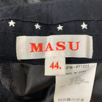 エムエーエスユー MASU 23SS TOWN CHAPS レイヤードパンツ ボトムスその他 ブラック 44サイズ 201MB-1163