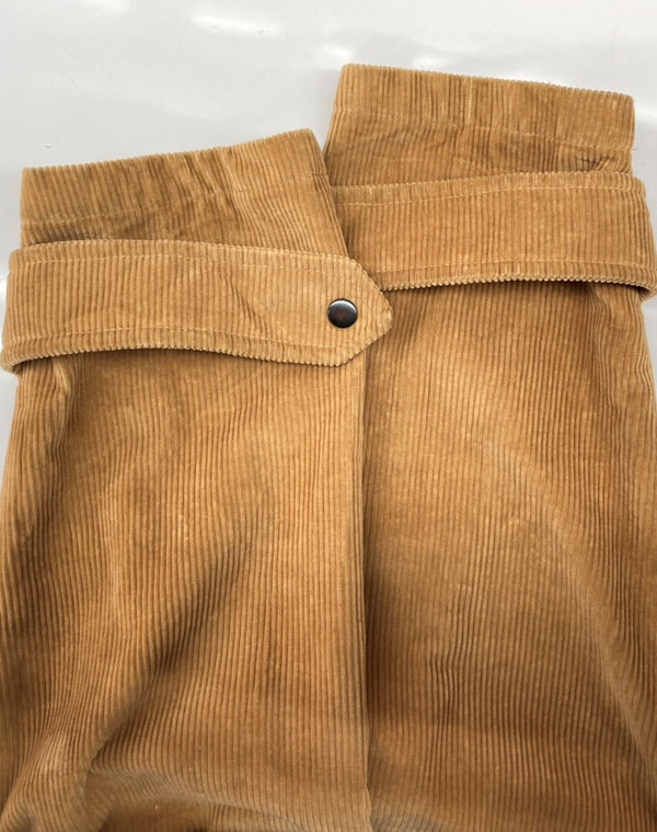 ラルフローレン RalphLauren CORDUROY COAT コーデュロイ コート カバーオール ダブルジップ ロング アウター ジャケット キャメル 茶 コート 無地 ベージュ Lサイズ 104MT-1730