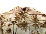 サンローラン Saint Laurent 16SS ALOHA SHIRT アロハ シャツ トップス 半袖 ヤシの木 総柄 白 - 37 14 1/2 半袖シャツ 花・植物 マルチカラー 104MT-57