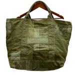 【曜日割引対象外】 ホーボー hobo CARRY-ALL TOTE M UPCYCLED US ARMY CLOTH バッグ メンズバッグ トートバッグ グリーン 201goods-757 VB