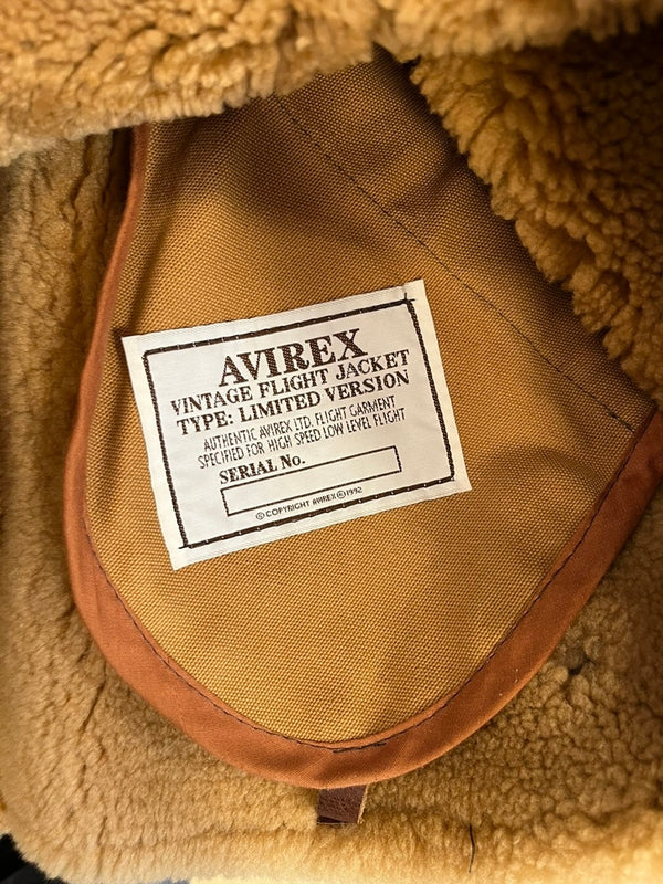 アビレックス AVIREX アヴィレックス b-3 フライトジャケット アメリカ製 サイズ36 ジャケット ブラウン 101MT-4658