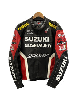 ロケット ROCKET Suzuki スズキ ヨシムラ レザージャケット バイカージャケット レーシングジャケット ジャケット マルチカラー Lサイズ 101MT-5219