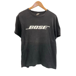 ヴィンテージ vintage 80's 80年代 Hanes BOSE オフィシャル 企業モノ シングルステッチ MADE IN USA アメリカ製 Tシャツ ブラック Lサイズ 101MT-4913