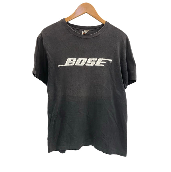ヴィンテージ vintage 80's 80年代 Hanes BOSE オフィシャル 企業モノ シングルステッチ MADE IN USA アメリカ製 Tシャツ ブラック Lサイズ 101MT-4913