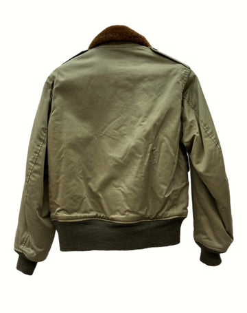 バズリクソンズ BUZZ RICKSON'S TYPE B-10 FLIGHT JACKET フライト ARMY ジャケット アウター デッキ 緑 BR10450 サイズ 38 ジャケット ロゴ カーキ 104MT-921