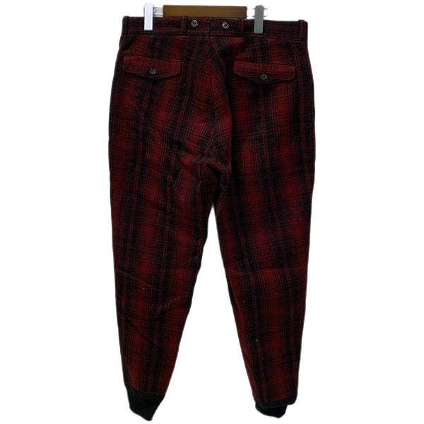 【曜日割引対象外】 ウールリッチ WOOLRICH 30’s 30s 30年代 黒羊タグ パンツ ボトムスその他 レッド W35サイズ 201MB-818 VB