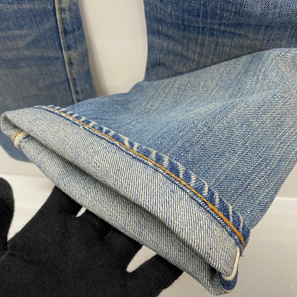【曜日割引対象外】 リーバイス Levi's 70's 501 66前期 USA製 デニム ブルー W33 L31サイズ 201MB-1161 VB