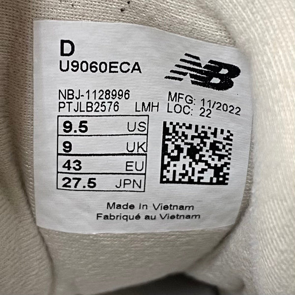 ニューバランス new balance 9060 U9060ECA メンズ靴 スニーカー グレー 27.5cmサイズ 201-shoes1222