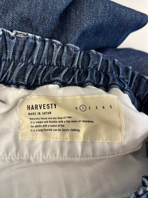ハーベスティ HARVESTY 10oz DENIM CIRCUS PANTS デニム サーカスパンツ A11801-18 デニム ネイビー サイズ1 101LB-28