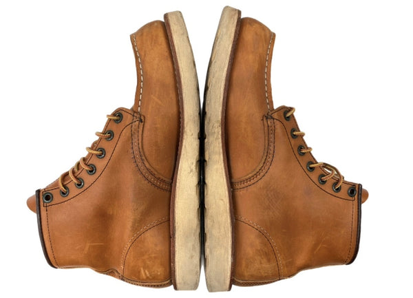 レッドウィング RED WING 6-inch Classic Moc インチ クラシック モック USA製 モカシン シューズ 茶 875 メンズ靴 ブーツ ワーク ブラウン サイズ 7 1/2D 104S-737