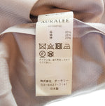 オーラリ― AURALEE SILK LINEN DOBBY SHIRTS JACKET シルク リネン ドビー シャツ ジャケット A21SS01SD 5 長袖シャツ パープル 103MT-3267