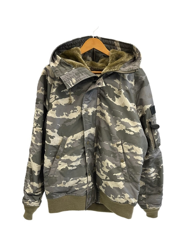 アビレックス AVIREX N-2B フライトジャケット ミリタリージャケット 地図プリント 緑 6152148 XL ジャケット カーキ 101MT-5314