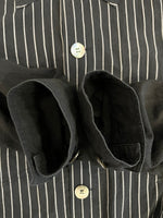 ファセッタズム FACETASM STRIPED ZIPPER SHIRT ストライプ ジッパー シャツ MIMI-SH-U03 サイズ4 長袖シャツ ブラック 101MT-4987