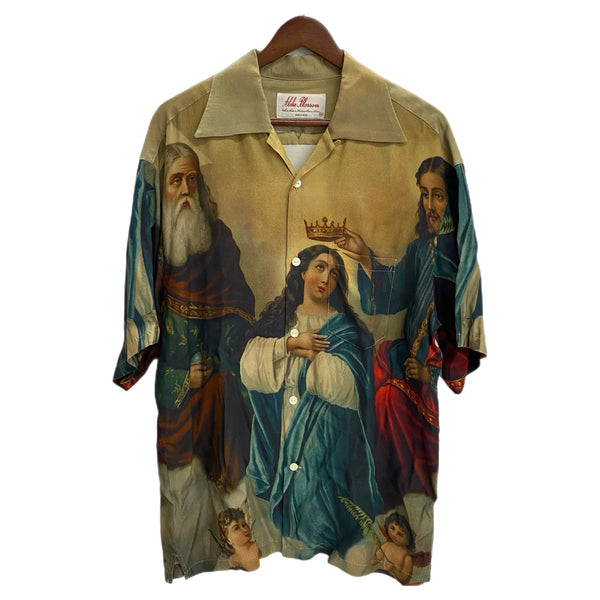 クーティープロダクションズ COOTIE PRODUCTIONS アロハブロッサム Aloha blossom コラボ アロハシャツ ALH-CTE-0001 半袖シャツ マルチカラー 46サイズ 201MT-3747