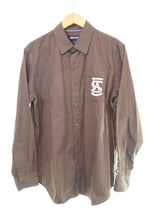 ウィンダンシー WIND AND SEA 胸ポケット 刺繍 ロングスリーブ シャツ長袖シャツ WDS-O-ATT-24-Q2-SH-01 長袖シャツ ブラウン Lサイズ 103MT-2969