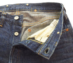 ウエアハウス WAREHOUSE シンチバック ボタンフライ サスペンダーボタン ストレート デニム パンツ デニム ブルー 30 103MB-437