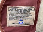 アヴィレックス AVIREX TYPE B-6 FLIGHT JACKET フライト ジャケット スウェード レザー ムートン ボア ミリタリー アウター USA製 茶 サイズ40 ジャケット 無地 ブラウン 104MT-2233