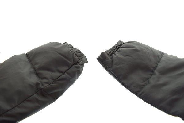 US US古着 80s Woods リップストップ中綿ジャケット Made in CANADA 短丈 ボックスシルエット 80's カナダ製 ジャケット ブラック 103MT-3008