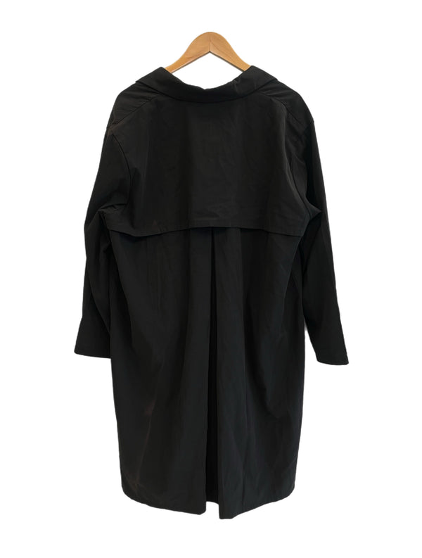 エヴァムエヴァ evam eva wide jacke coat ワイドジャケットコート コットン 日本製 E191T036 ジャケット ブラック サイズ2 101LT-246