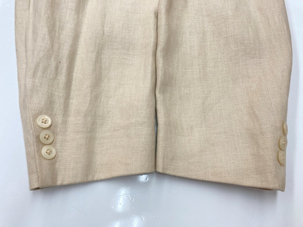 ダブルアールエル RRL 90s 90年代 三ツ星タグ JACKET テーラード フロントボタン ヴィンテージ VINTAGE ラルフローレン RALPH LAUREN LINEN リネン 麻 USA製 BEIGE ジャケット ベージュ Mサイズ 104MT-2043