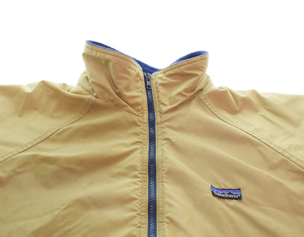 パタゴニア PATAGONIA 90s シェルドチンチラジャケット Made in USA 三角タグ 90's USA製 ジャケット ベージュ LLサイズ 103MT-3196