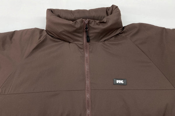 エフティーシー FTC PERTEX NYLON LIGHT JACKET パーテックス ナイロン ライト ジャケット 茶 FTC025AWJ12 ジャケット ロゴ ブラウン Lサイズ 104MT-2300