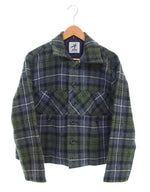 イッセイミヤケ ISSEY MIYAKE 90s HAI SPORTING GEAR ウールショートジャケット 90's 短丈 ショート丈 ジャケット マルチカラー Mサイズ 103MT-2634