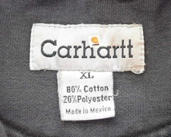 カーハート Carhartt ダメージ加工フーディー ペンキ サンフェード パーカ ブラック LLサイズ 103MT-3349