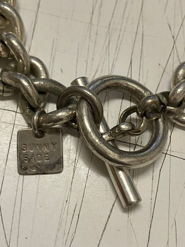 オン ザ サニーサイド オブ ザ ストリート on the sunny side of the street Basic Curb Link Chain Bracelet カーブチェーン メンズジュエリー・アクセサリー ブレスレット シルバー 101goods-191