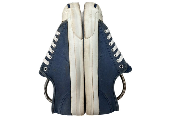コンバース CONVERSE 90s JACK PURCELL LOW ジャック パーセル ロー USA製 ヴィンテージ シューズ 紺 メンズ靴 スニーカー ネイビー US7 1/2 104S-893