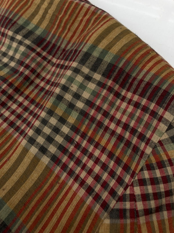 ダブルアールエル RRL 90s TAILORED JACKET テーラード ジャケット 三ツ星タグ Ralph Lauren 茶 ジャケット チェック ブラウン Mサイズ 104MT-2262