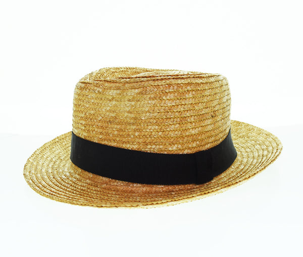 タナカボウシテン 田中帽子店 Noah ノア 麦わら 中折れハット 帽子 UNISEX ユニセックス　59cm 帽子 レディース帽子 麦わら帽子 ベージュ 103H-53