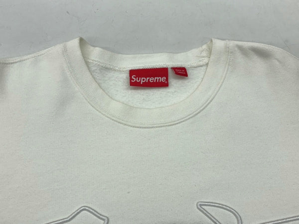 シュプリーム SUPREME 20SS Kanji Logo Crewneck  カンジ ロゴ クルーネック 漢字 最高 トレーナー アーチロゴ 白 スウェット ロゴ ホワイト XLサイズ 104MT-1094
