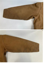カーハート Carhartt 80's 80年代 100周年 100YEARS デトロイトジャケット ワークジャケット ジップアップ ダック地 裏地ブランケット VINTAGE ヴィンテージ - ジャケット ブラウン 101MT-5326